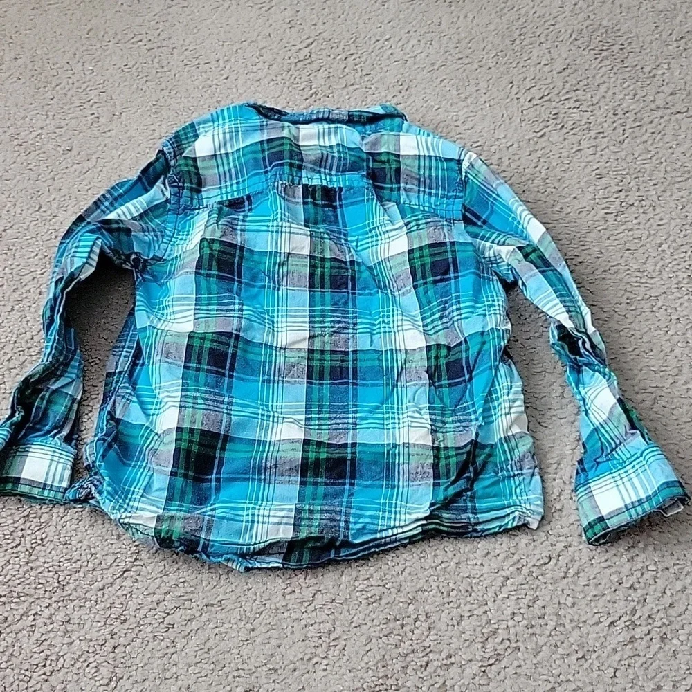 The Children's Place Toddler Boy's Plaid Button Up Long Sleeve Shirt